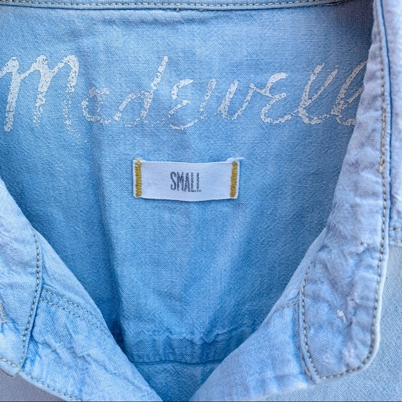 madewell women's denim shirt - Picture 4 of 6
